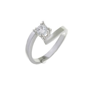 Δαχτυλιδι Μονοπετρο με Διαμαντι 0,40 Ct , F , VS1 G36K8-040CT